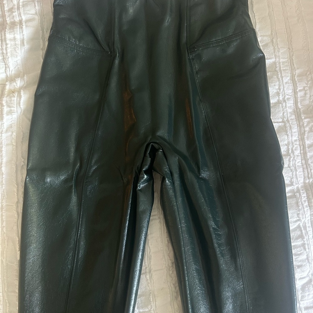 SPANX Dark Green Leggings